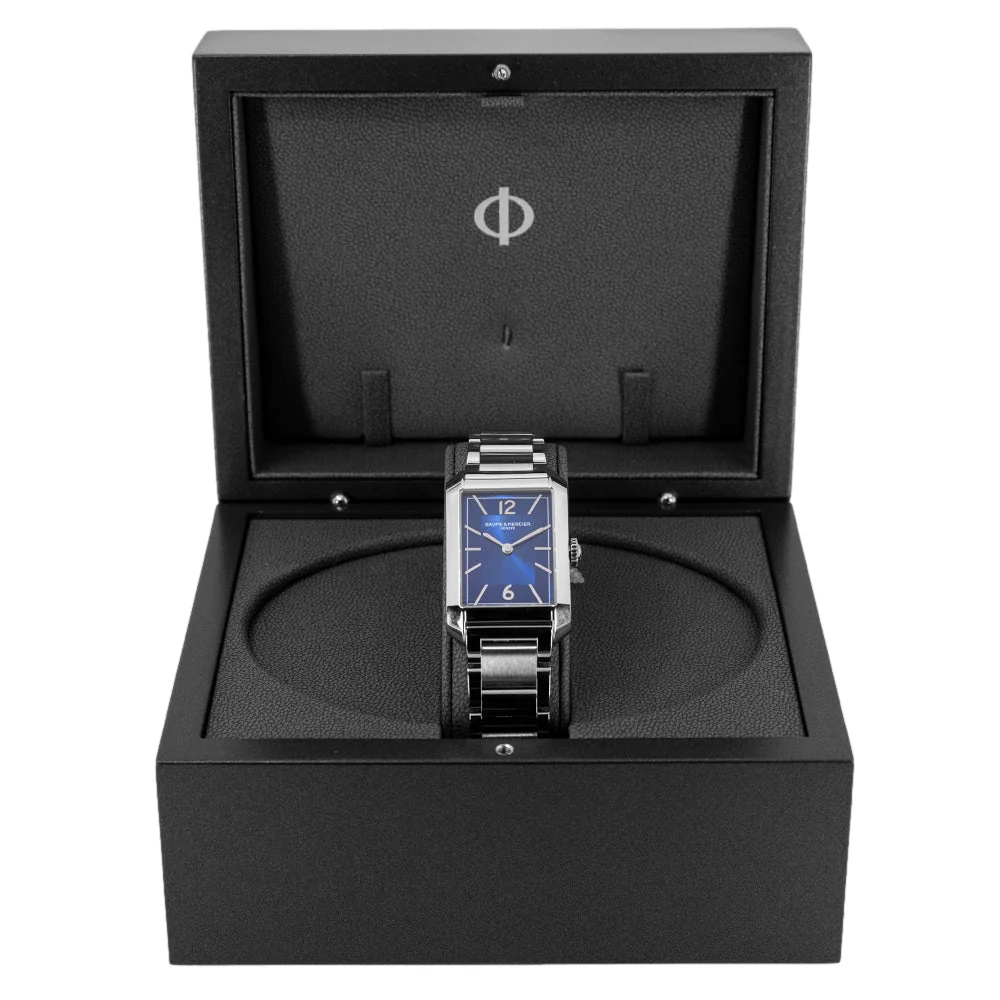 Baume & Mercier Uomo 10754 Hampton Blue Dial Quarzo - Image 9