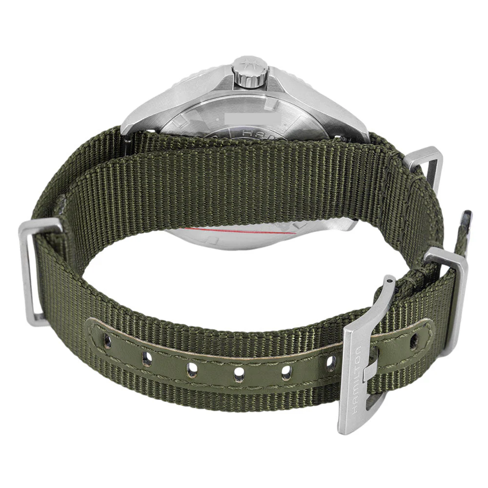 Hamilton H82241961 Khaki Navy Scuba Green Dial Quarzo - Image 5