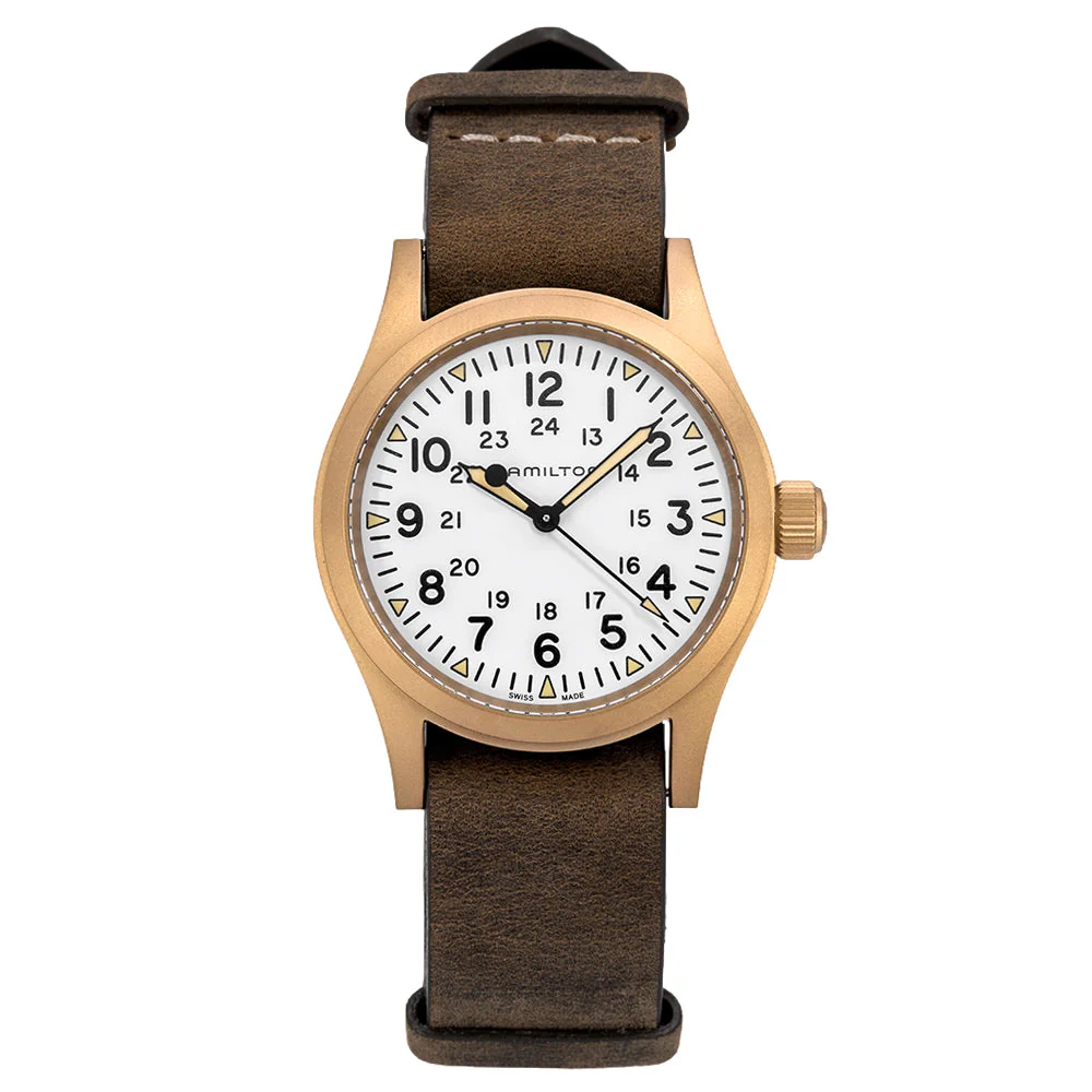 Hamilton Uomo H69459510 Khaki Field Bronze 38 mm Meccanico - Image 3