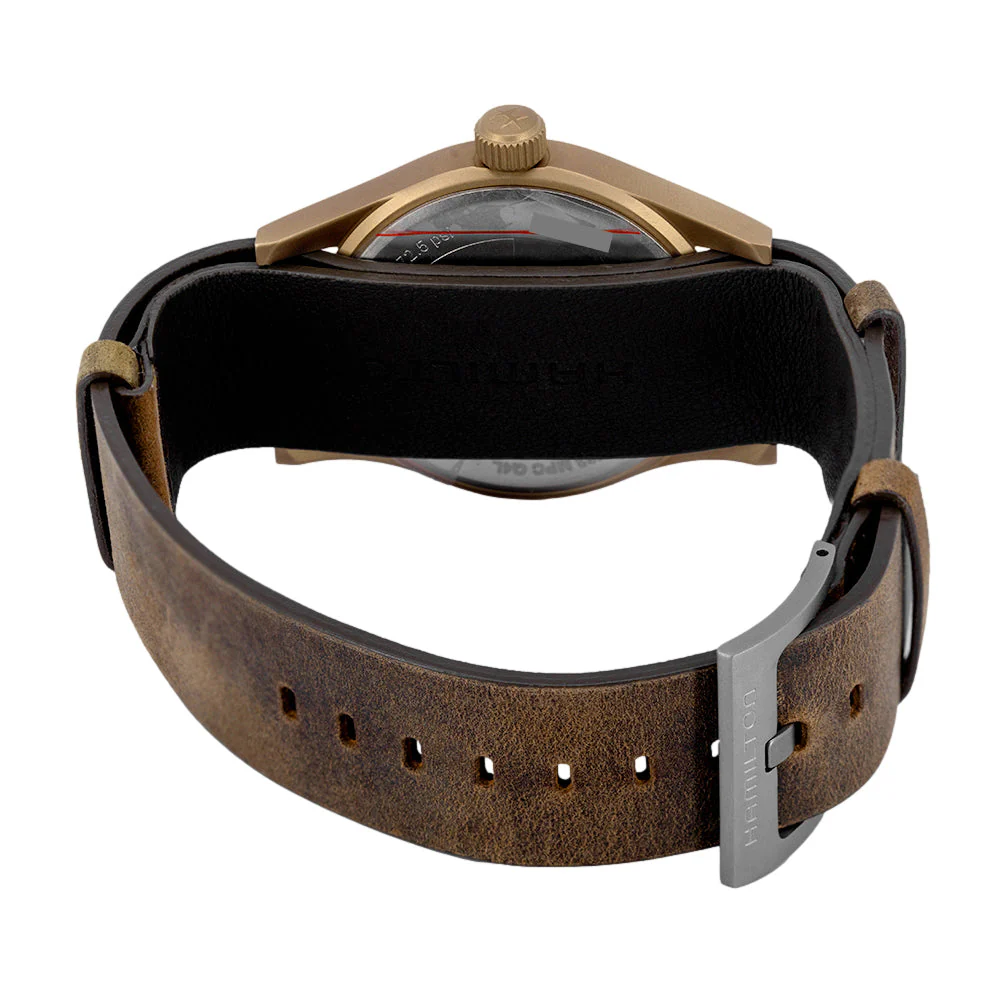 Hamilton Uomo H69459510 Khaki Field Bronze 38 mm Meccanico - Image 5
