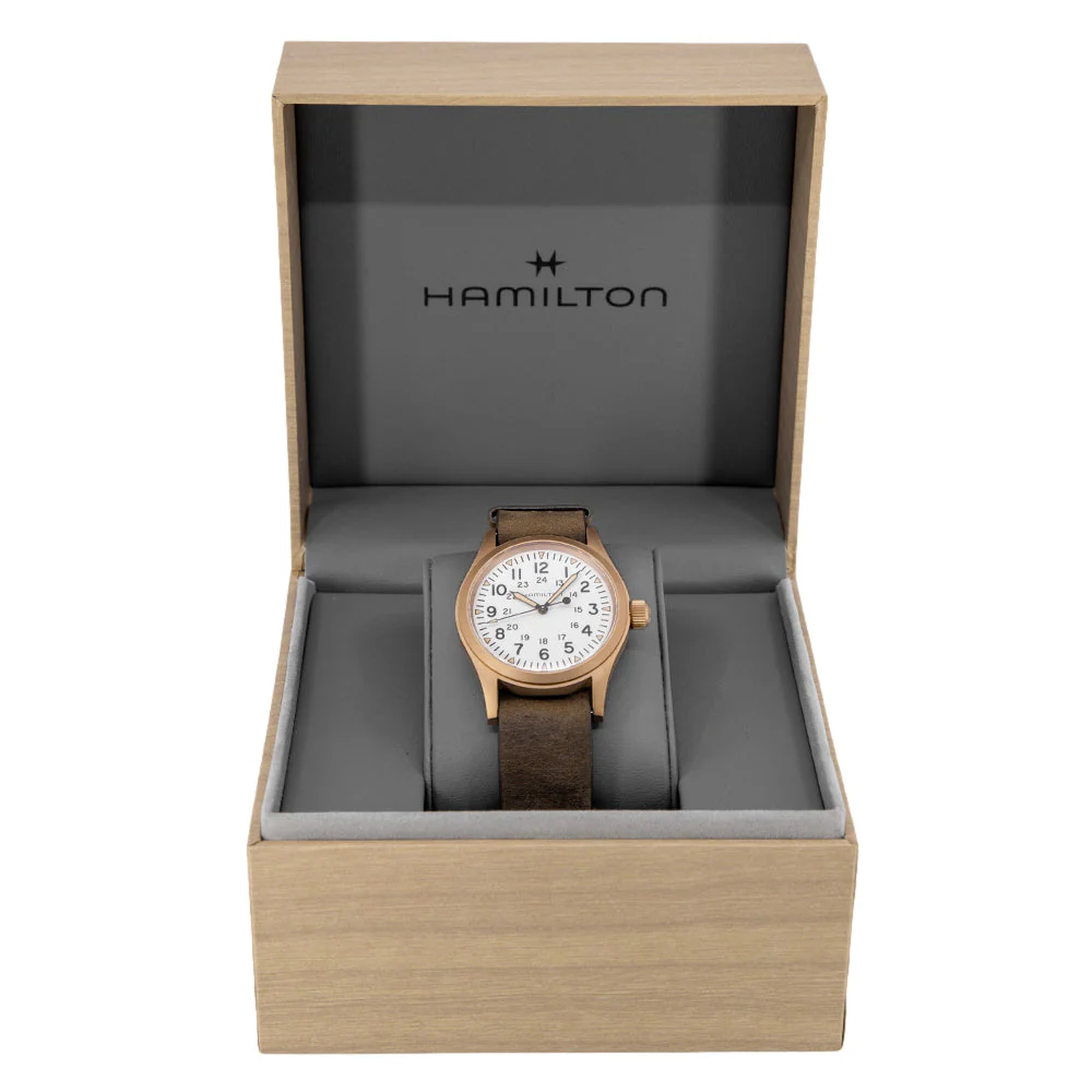 Hamilton Uomo H69459510 Khaki Field Bronze 38 mm Meccanico - Image 8