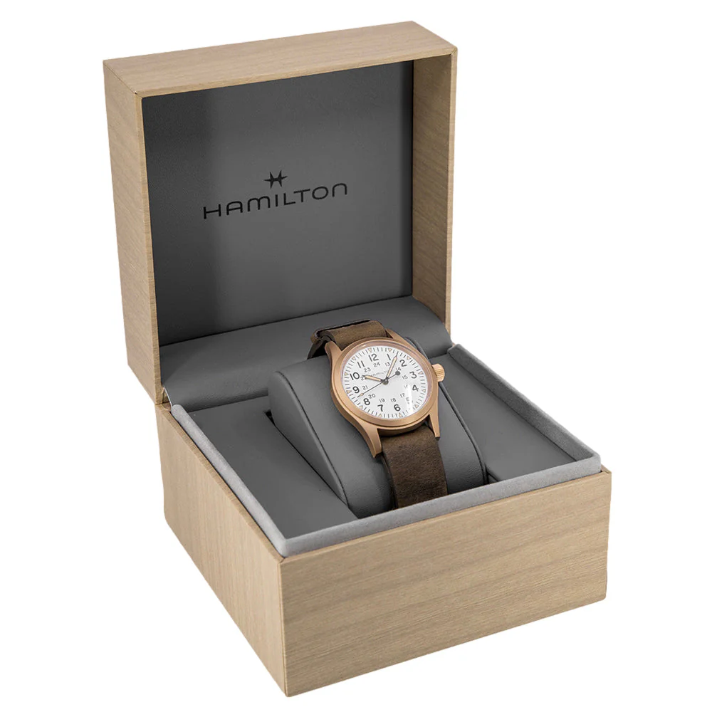 Hamilton Uomo H69459510 Khaki Field Bronze 38 mm Meccanico - Image 9