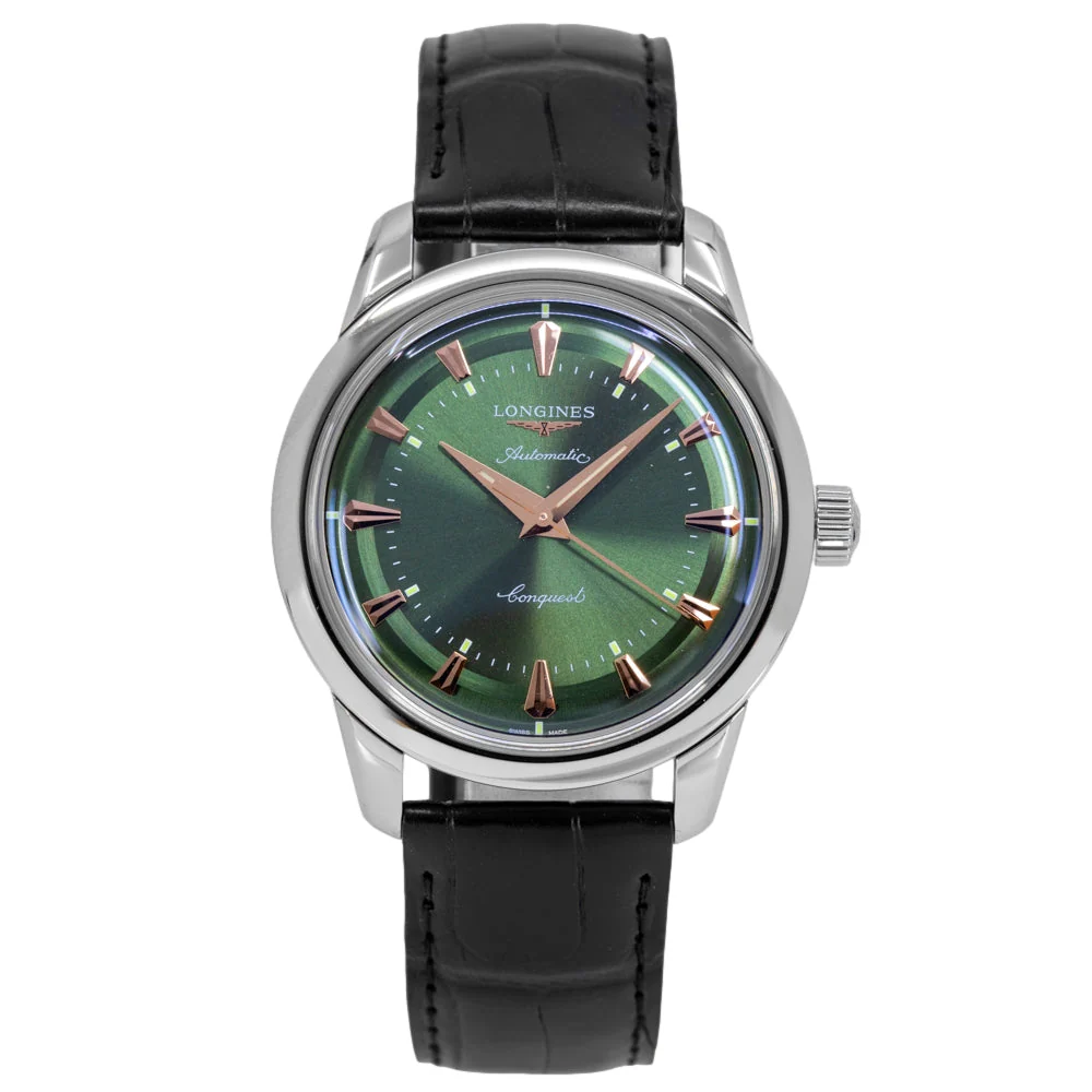 Longines L1.649.4.02.2 Conquest Heritage 38mm Automatico - Image 3