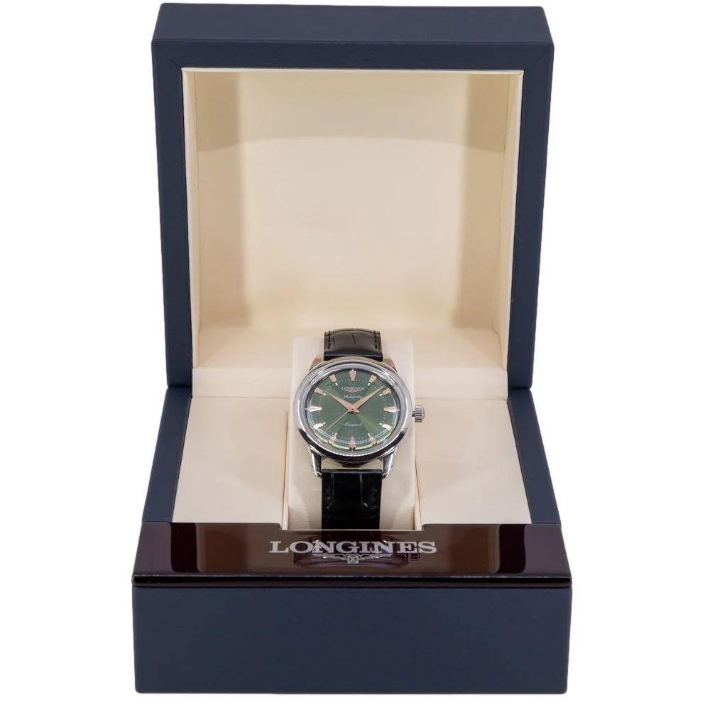 Longines L1.649.4.02.2 Conquest Heritage 38mm Automatico - Image 8