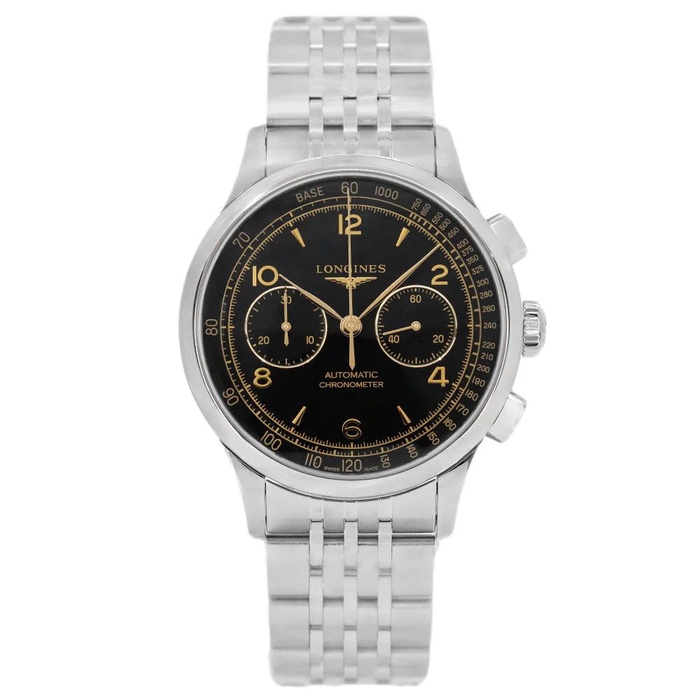 Longines Uomo L2.921.4.56.6 Record 40mm Auto Chronografo - Image 3