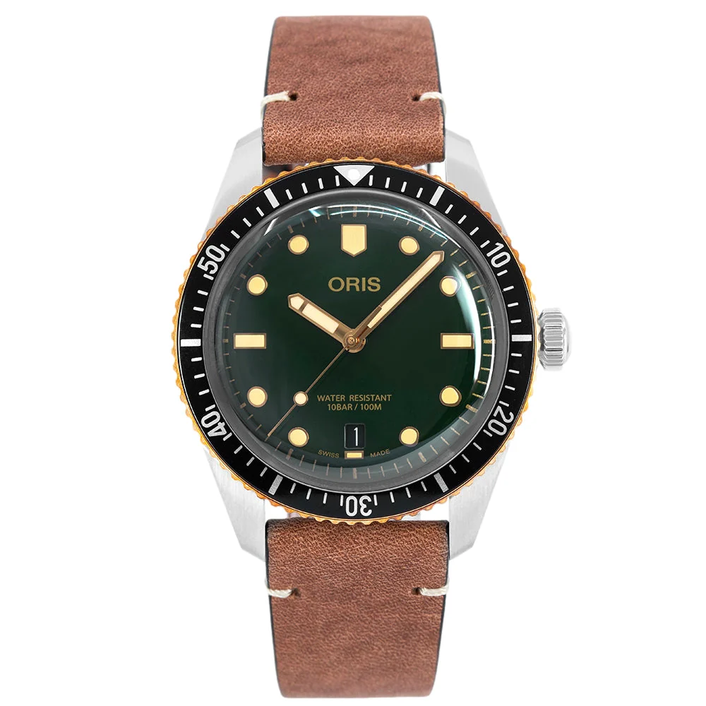 Oris 01 733 7707 4357-07 5 20 45 Divers 65 Green Dial Auto - Image 3