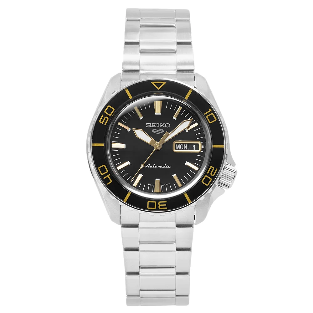 Seiko Uomo SRPK99K1 5 Sports Black Dial Automatico - Image 3